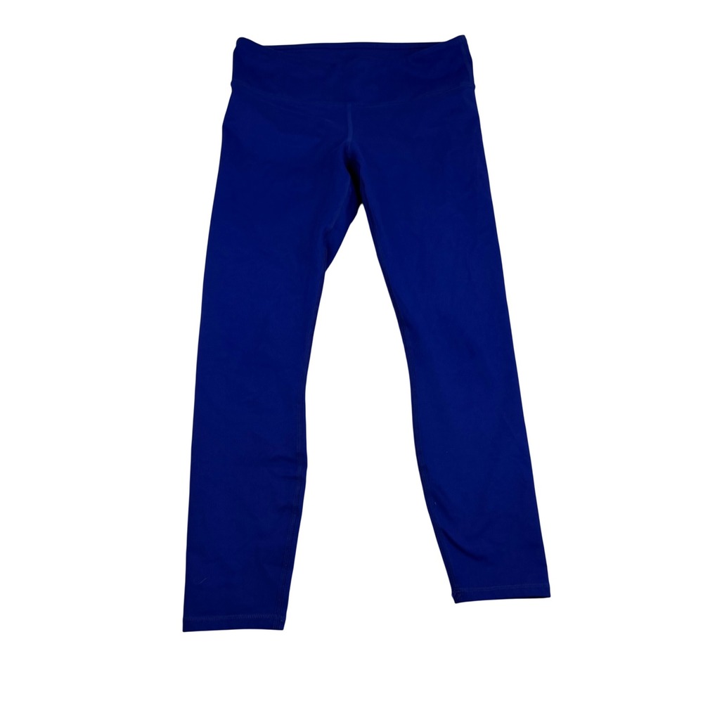 Fabletics Royal Blue High Rise Cropped Activewear Leggings